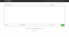 Desktop Screenshot of pastebin.osuosl.org