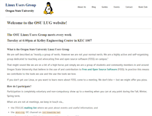 Tablet Screenshot of lug.osuosl.org